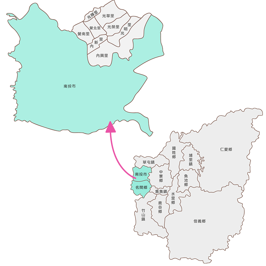 南投分局_轄區地圖