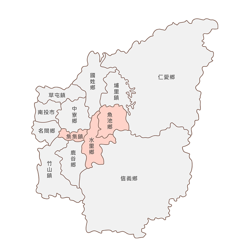 集集分局-轄區地圖