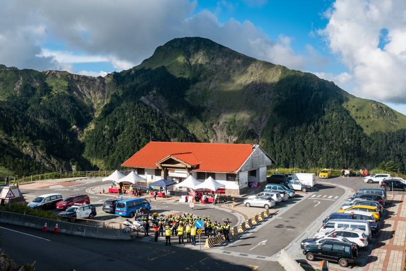 合歡山昆陽休息站聯合交通安全宣導