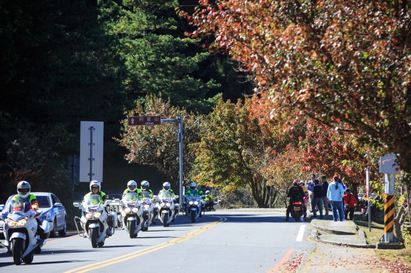交通隊大型重機訓練(塔塔加停車場)
