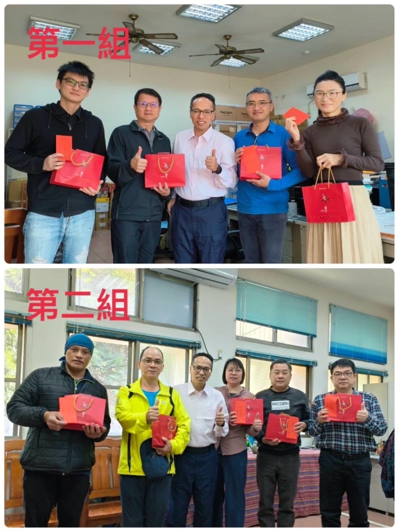 分局長慰勉第一、二組同仁