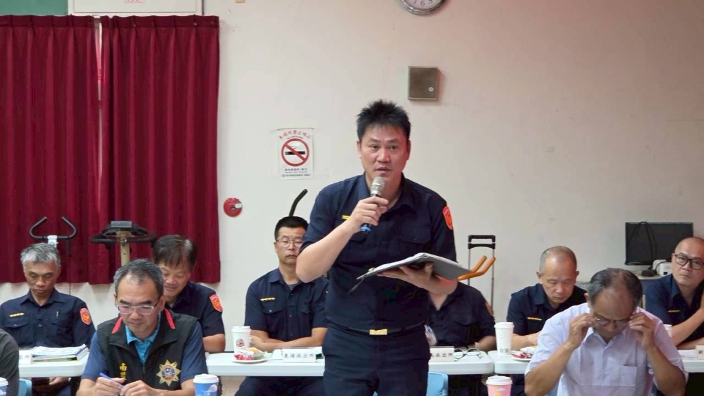 分局長王凱文親自主持座談會