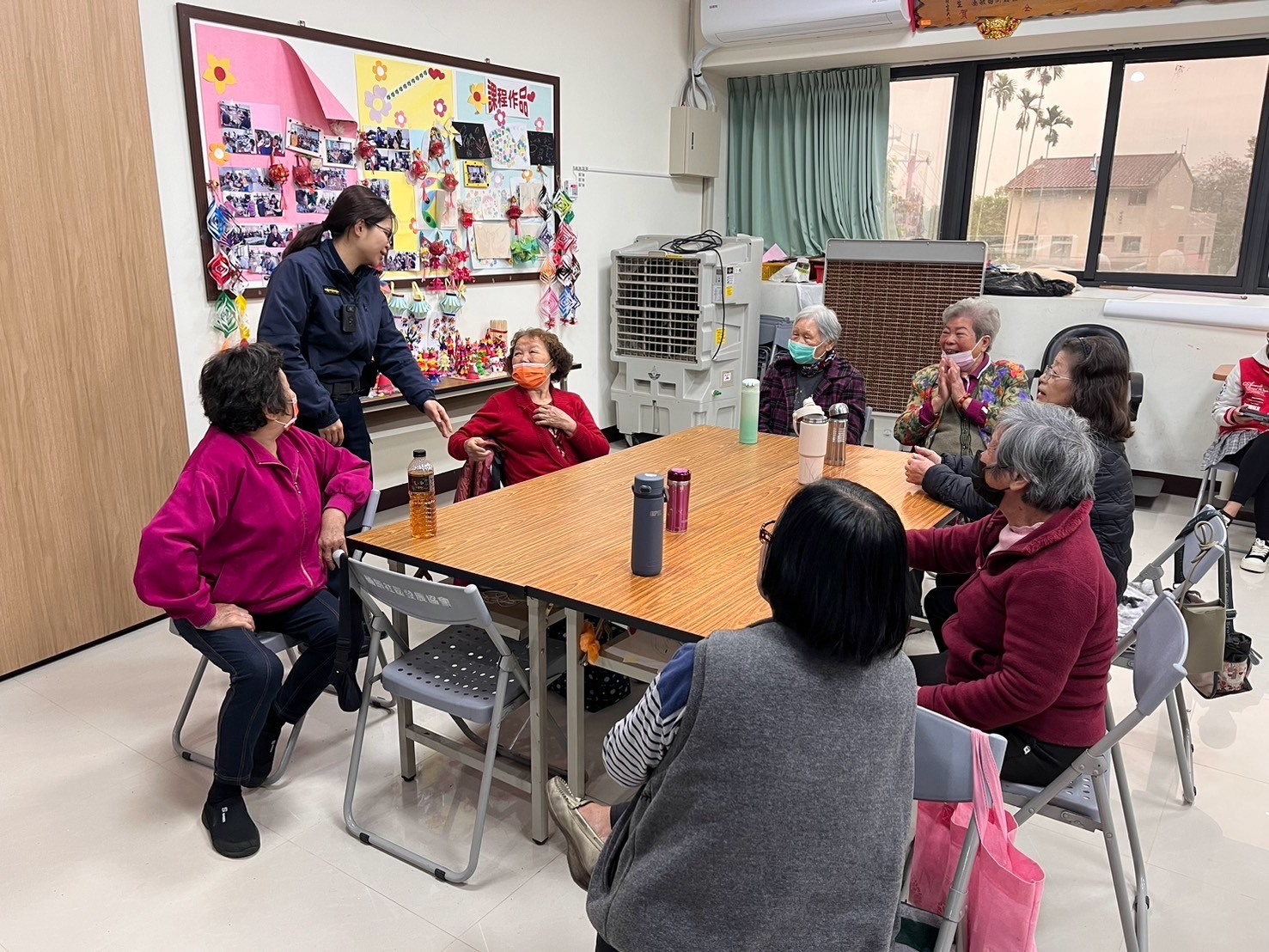 竹山分局持續深入社區宣導